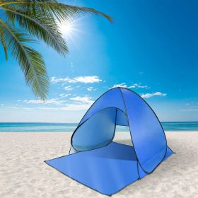 Pop-up Beach Tent, Sunshade, UV-proof Automatic Waterproof Tent For 2-3 People, With Mesh Window Storage Bag, Suitable For Outdoor Beach, Camping, Fis