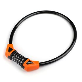 5-digit Combination Lock Bicycle Lock Cable, Anti-theft Bicycle Chain