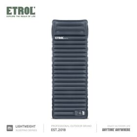Camping Sleeping Pad; Inflatable Sleeping Mat With Pillows; Waterproof Lightweight Mattress; Folding Bed Cushion For Backpack Travel Hiking Campi (Color: dark blue)